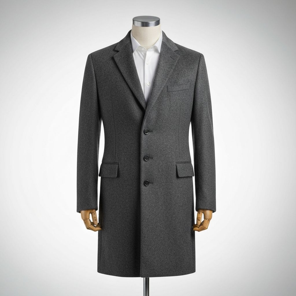 Premium wool overcoat